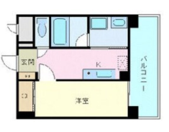 阿波座駅 徒歩1分 10階の物件間取画像